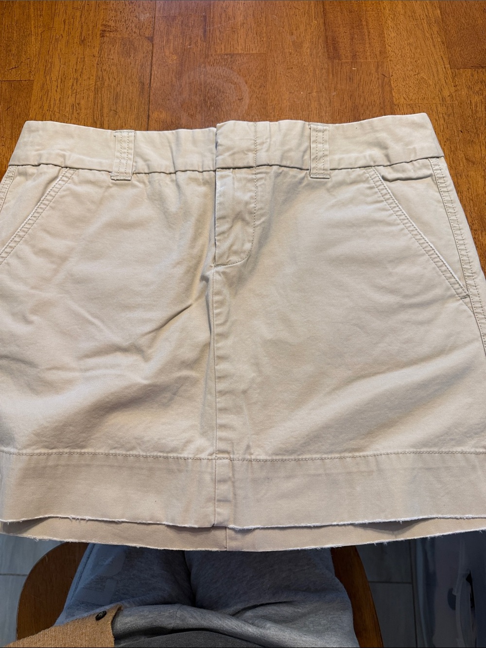GAP Light Beige Casual Mini Skirt